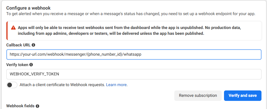 Webhook Process